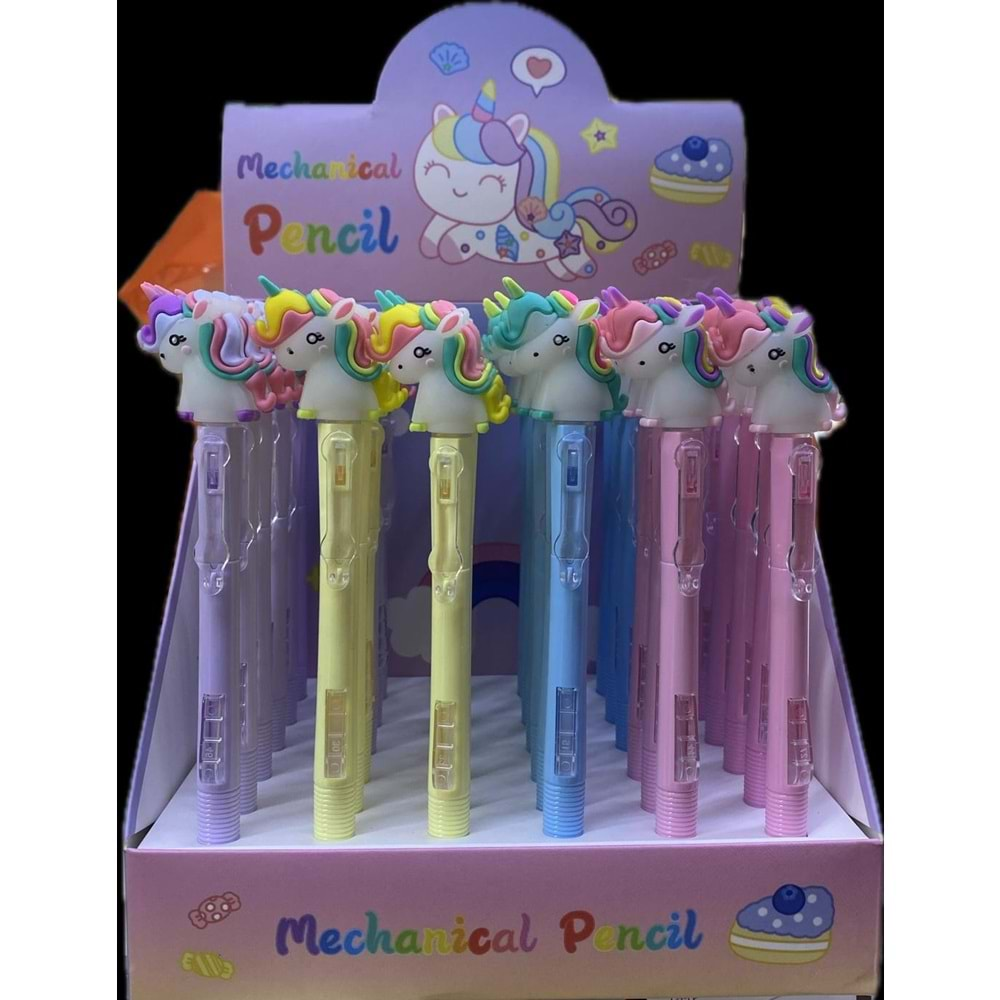 Yan Basmalı Başlıklı Kalem Unicorn-2 36lı