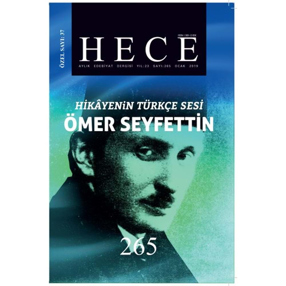 Hece Dergisi Sayı :265 Özel Sayı :37