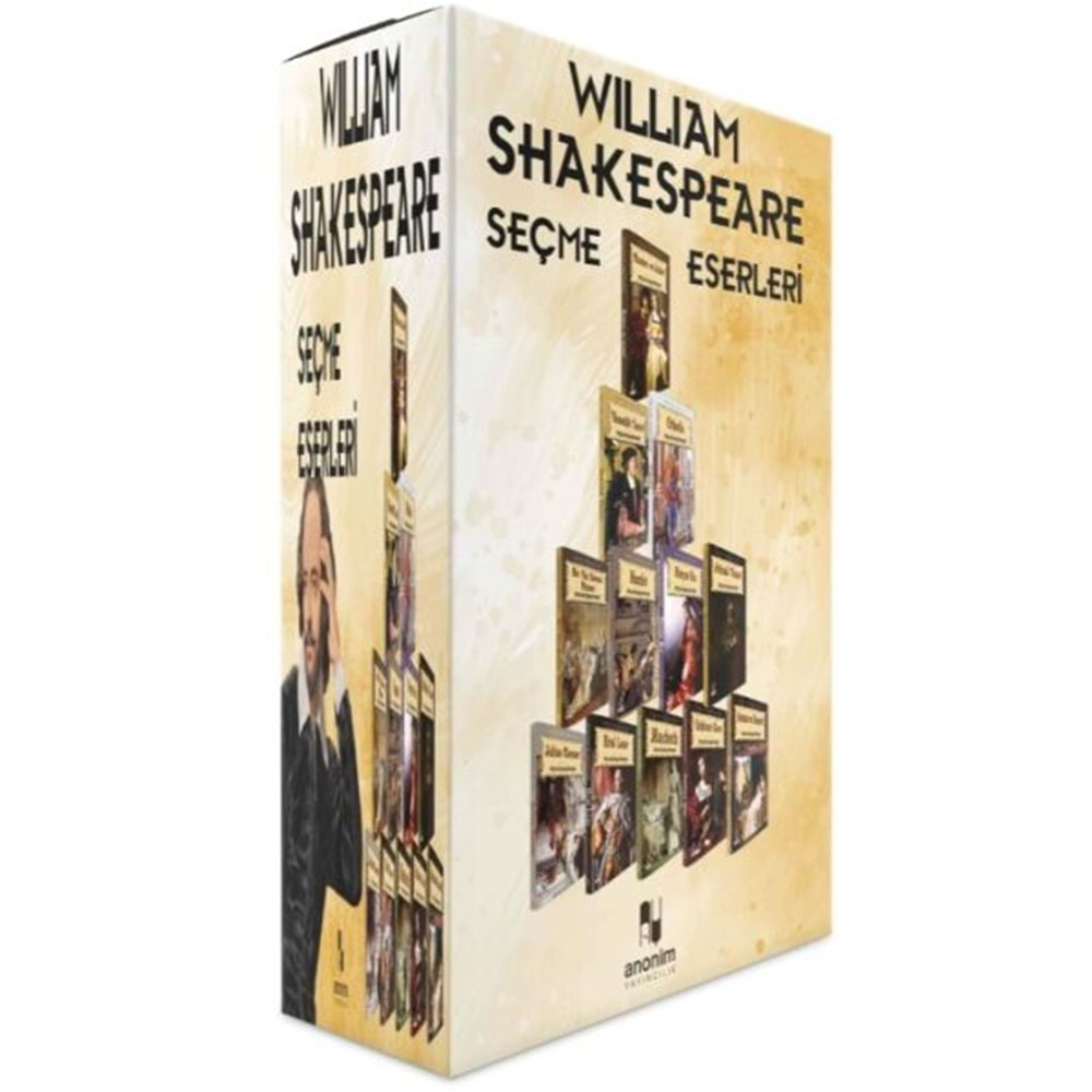 Wıllam Shakespeare Seçme Eserleri 12 Kitap Kutu