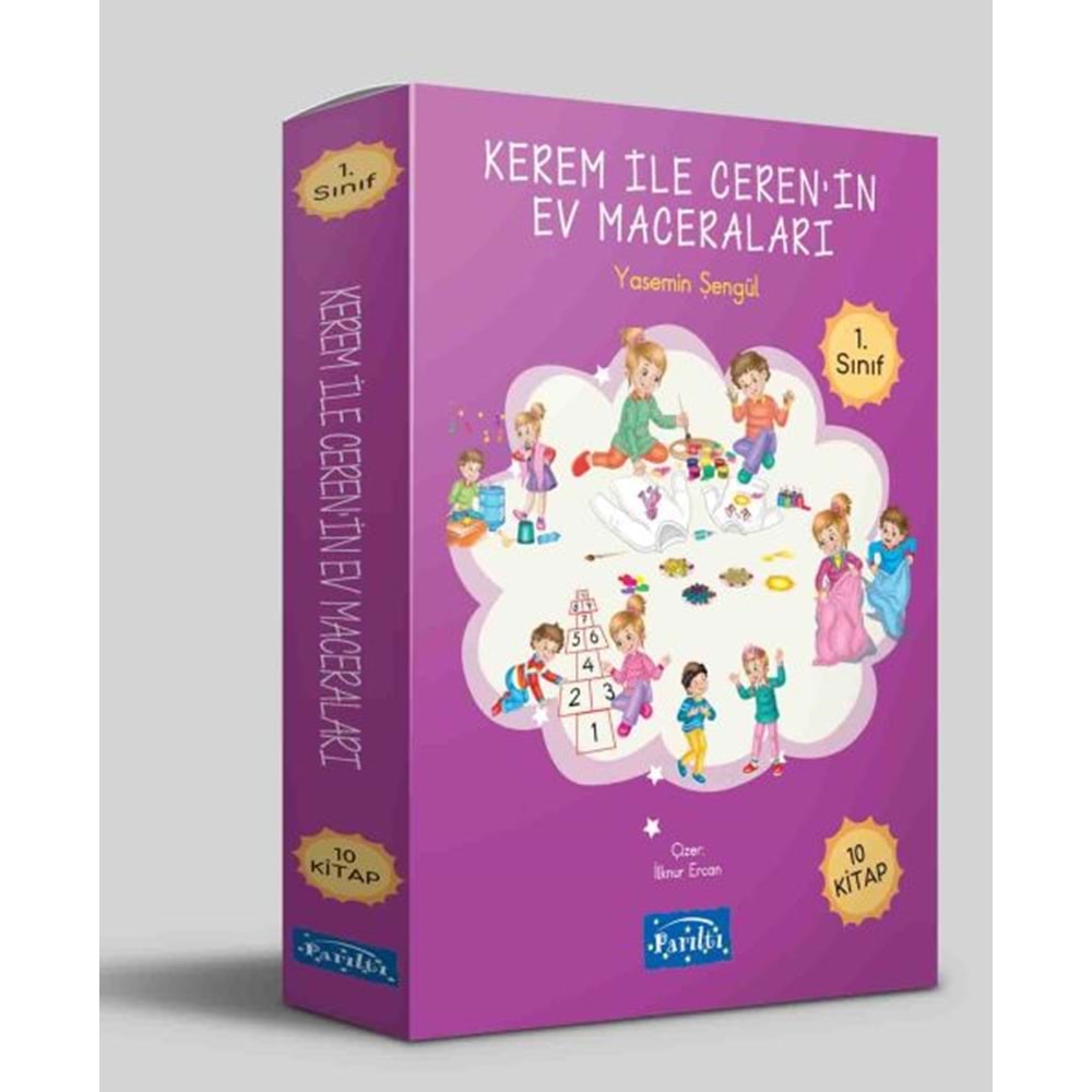 Kerem ile Ceren'in Ev Maceraları - 10 Kitap Set