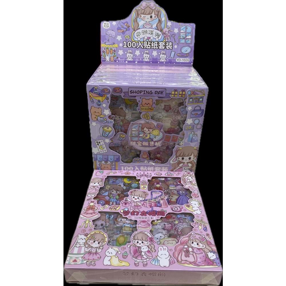 Sticker Box Pk 6 lı