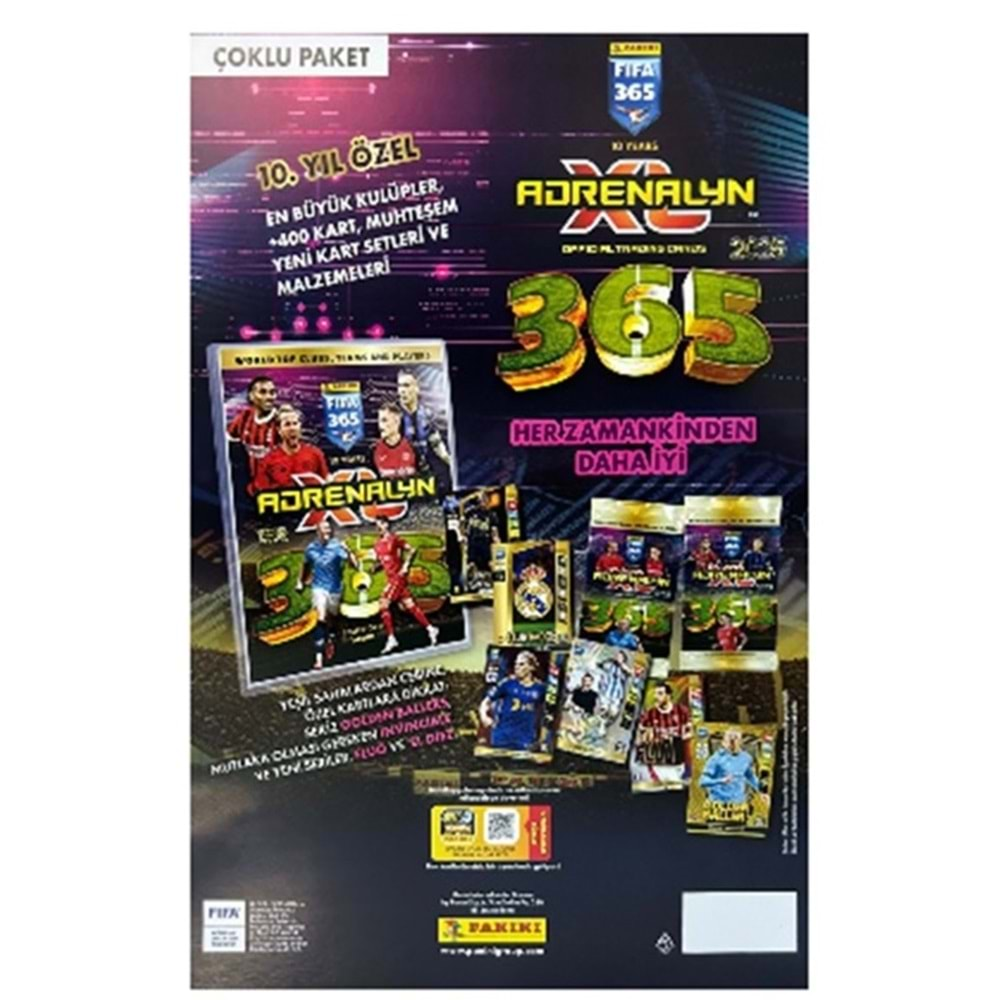 Panini FIFA 365 Adrenalyn XL 2025 Lüx Çoklu Paket