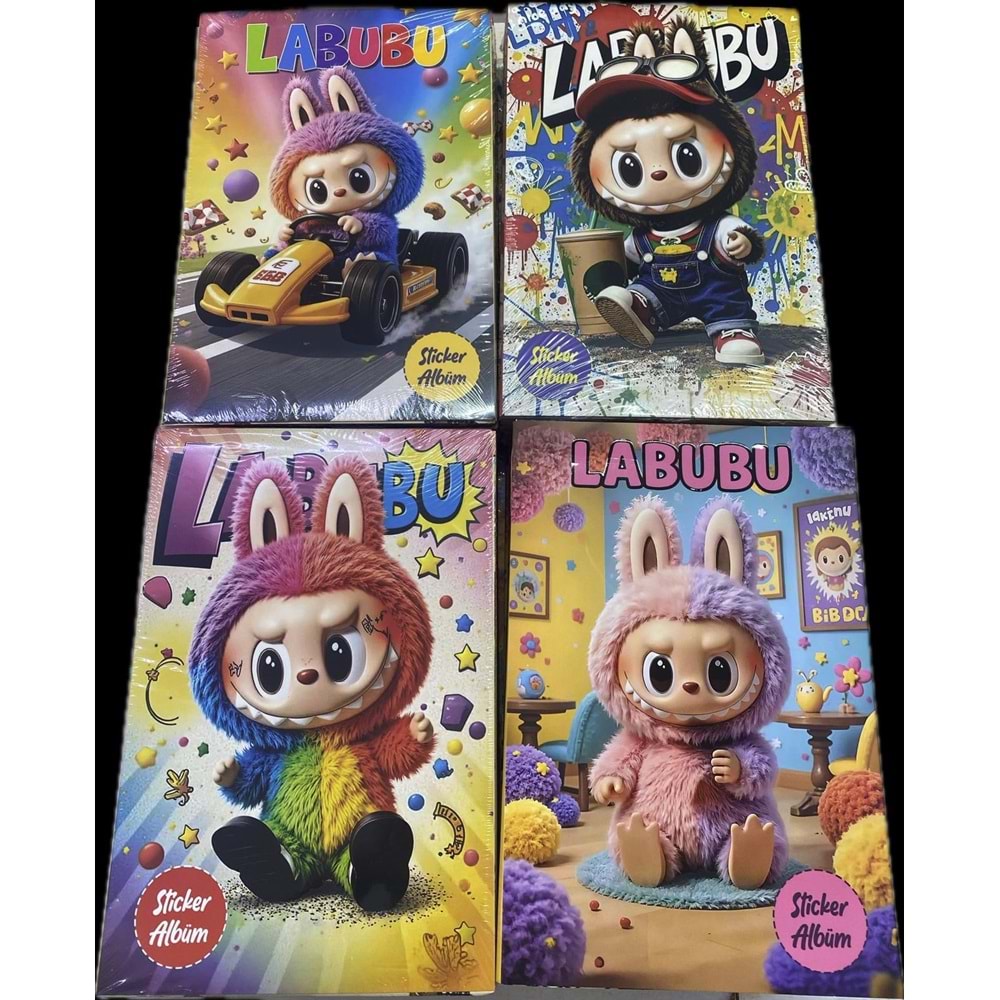 Labubu Sticker Defter