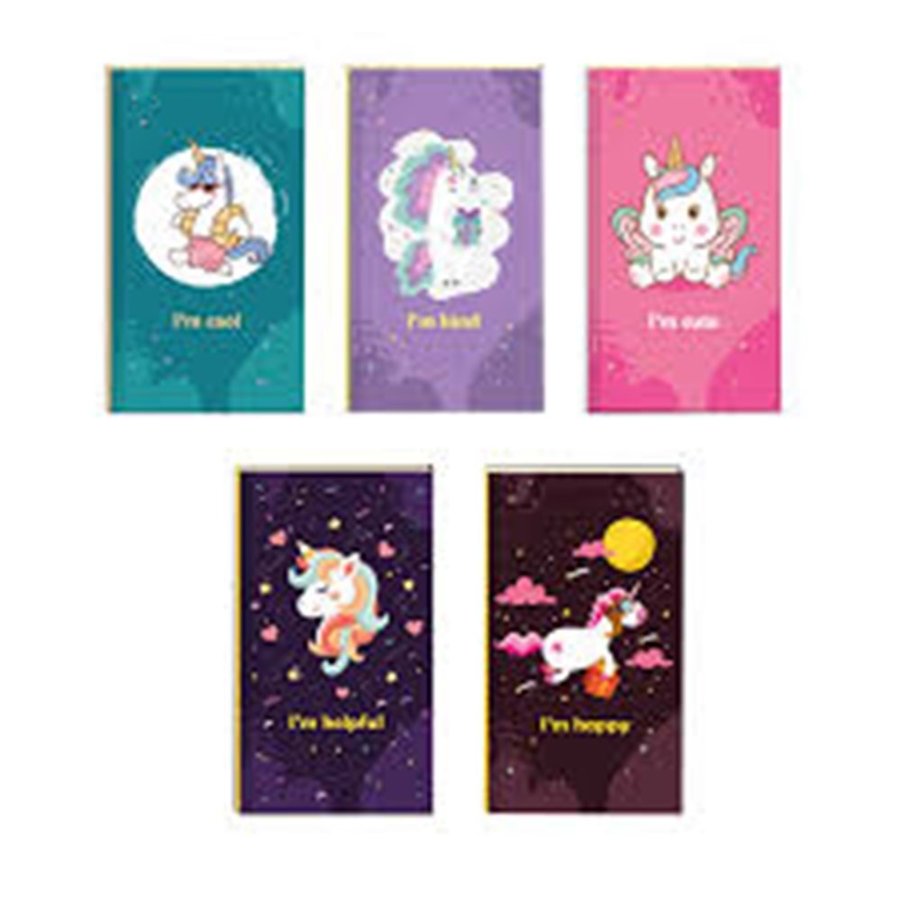 Lilamor Unicorn 9x16 48 Syf. 180 li (Ahşap Stant Hediyeli)