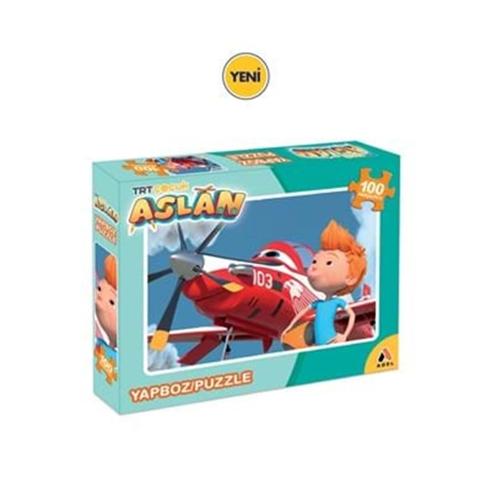 Adel Trt Çocuk Aslan Buluşçu 100 Parça Puzzle