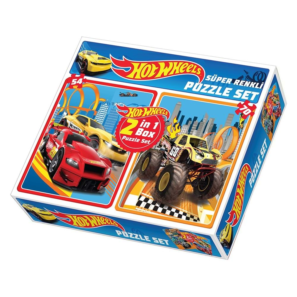 Diytoy Hot Wheels 2İn1 Puzzle