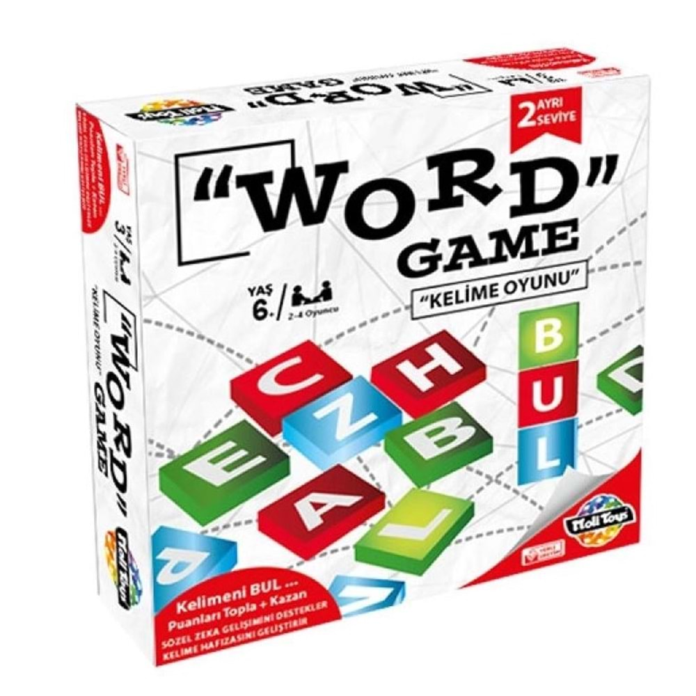 WORD GAME KELİME OYUNU AHŞAP