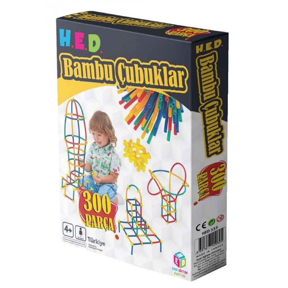 Hobi Eğitim Dünyası Bambu Çubuklar 300 Parça