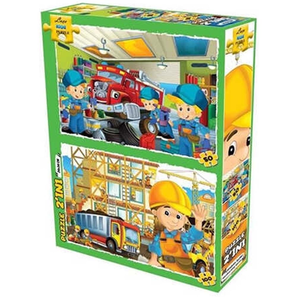 Çalışkan İşçiler 50-100 2In1 Puzzle