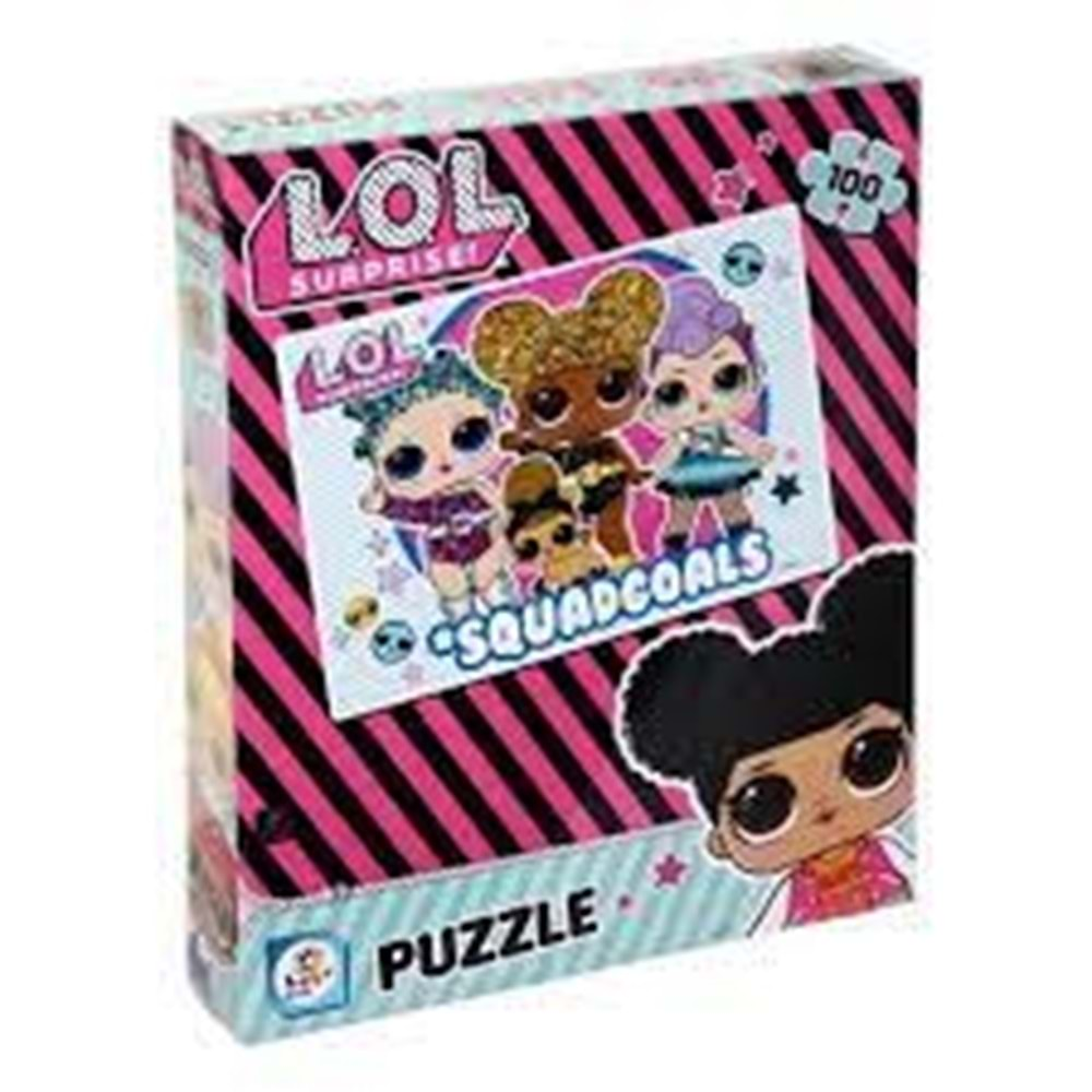 100 PARÇA KUTU PUZZLE L.O.L