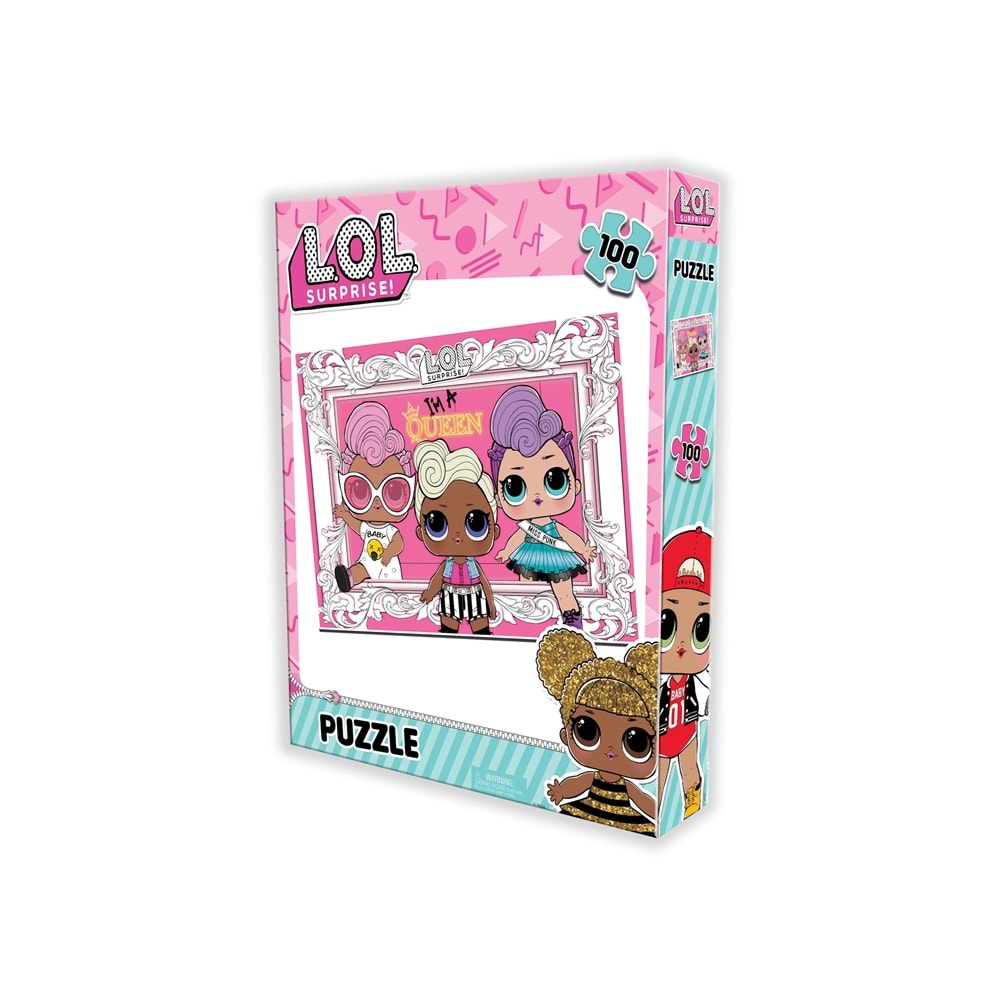 L.O.L 100 Parça Kutu Puzzle