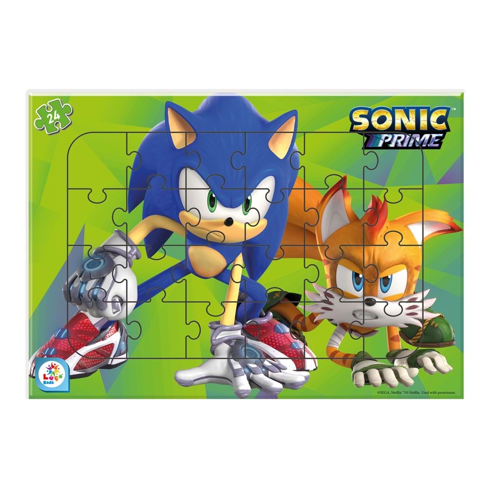 Sonic 24 Parça Frame Puzzle 1