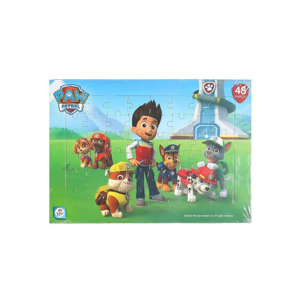 Paw Patrol Taslamalı 48 Parça Puzzle