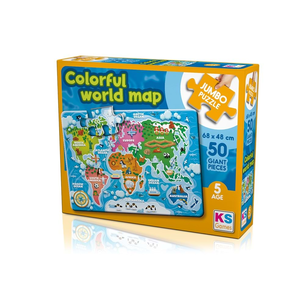 Ks Games Colorful World Map