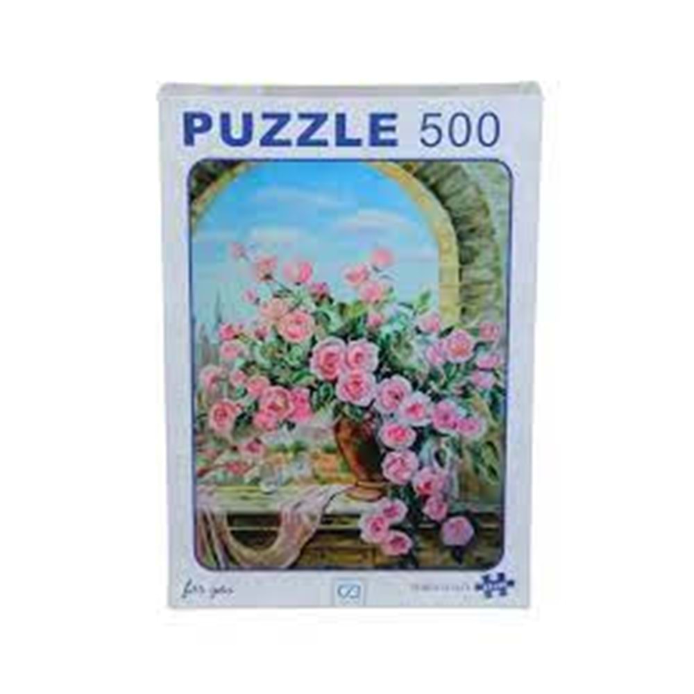 Pembe Güller 500 Parça Puzzle