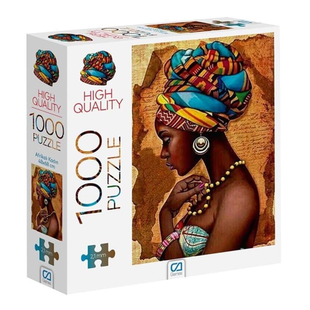 ÇİÇEKLİ KIZ PUZZLE 1000 PARÇA