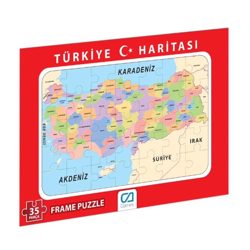 CA Games Türkiye Haritası Frame Puzzle
