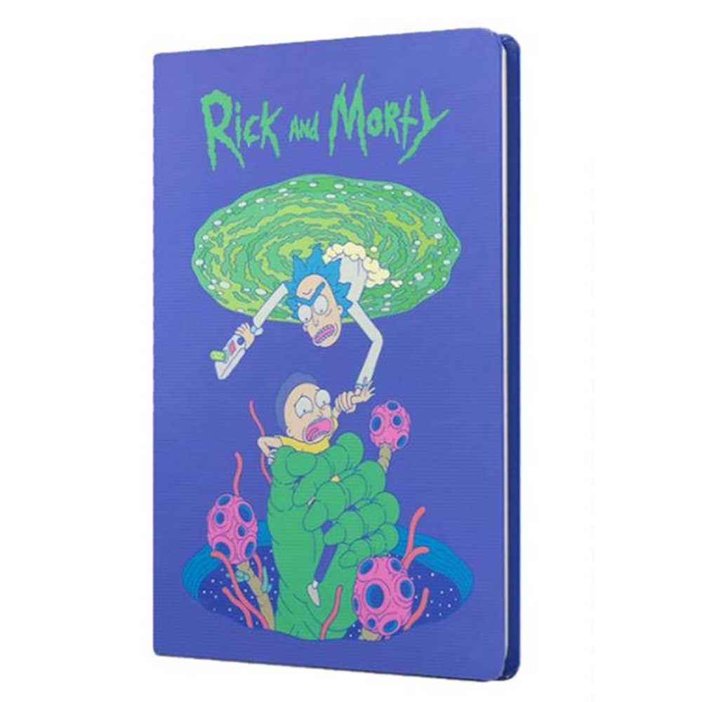 Rick And Morty Sert Kapak Butik Defter Mor