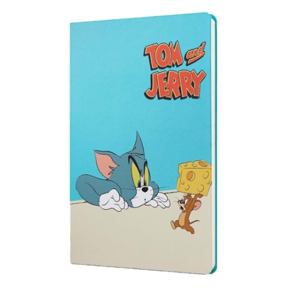 Tom And Jerry Peynir Sert Kapak Butik Defter Mavi