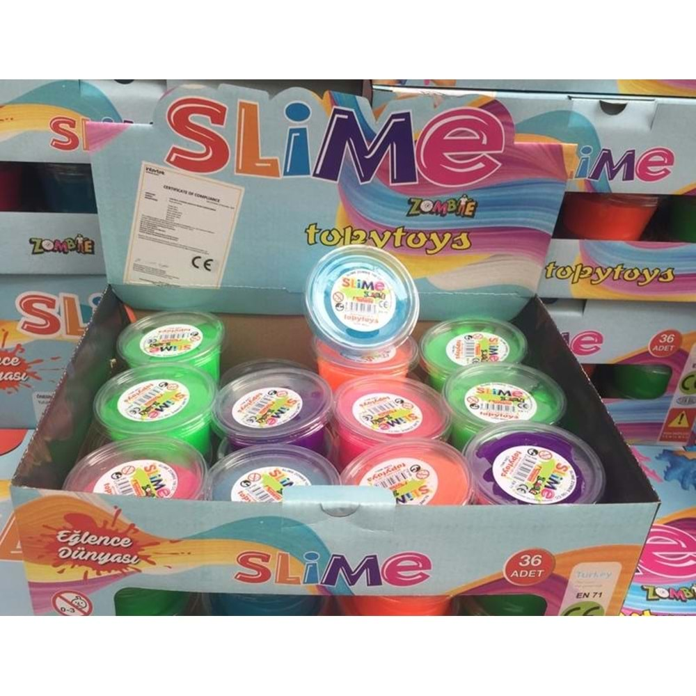 Topytoys Zombie Slime 100 cc 36 lı