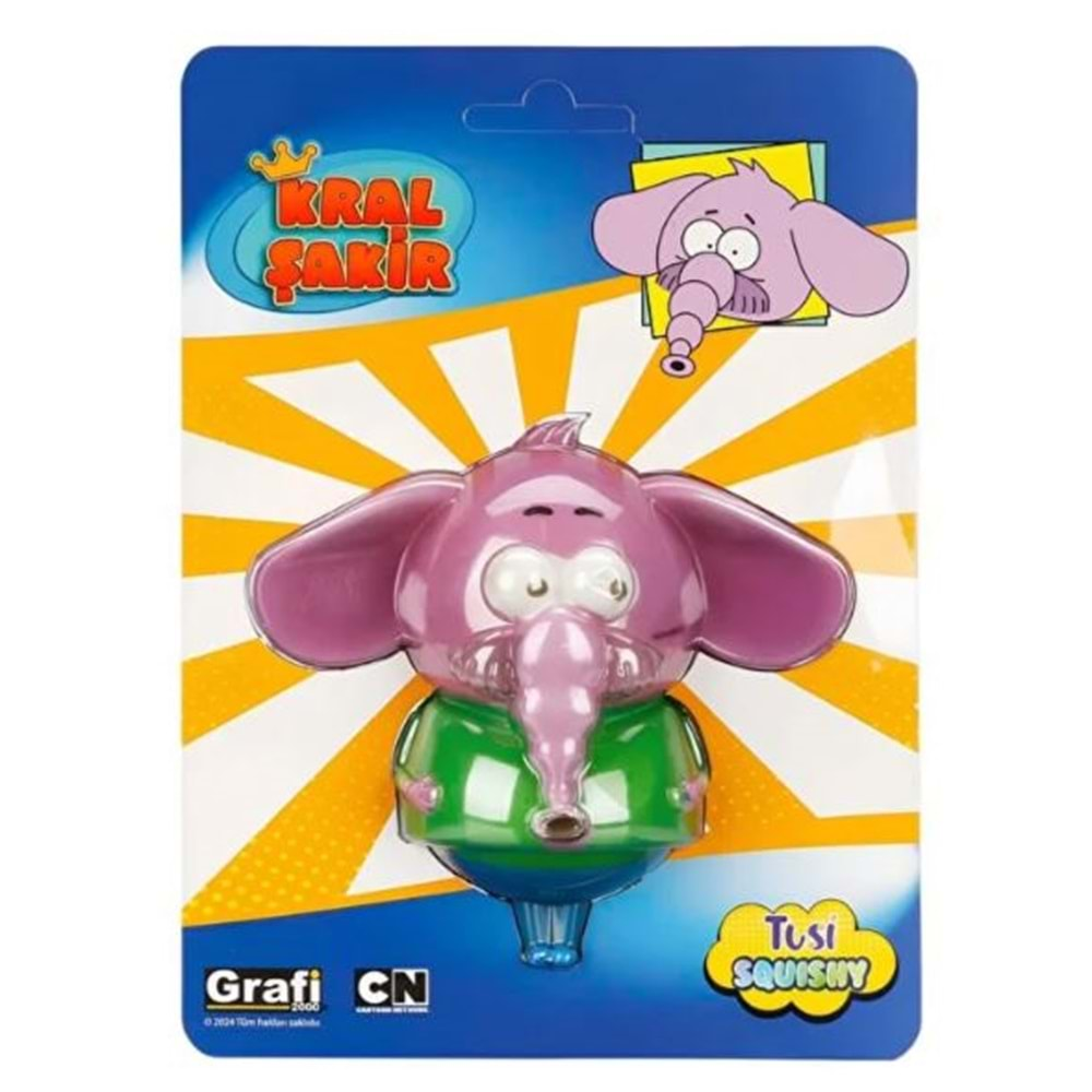 Squishy Köpük Kral Şakir Fil Necati Figürü