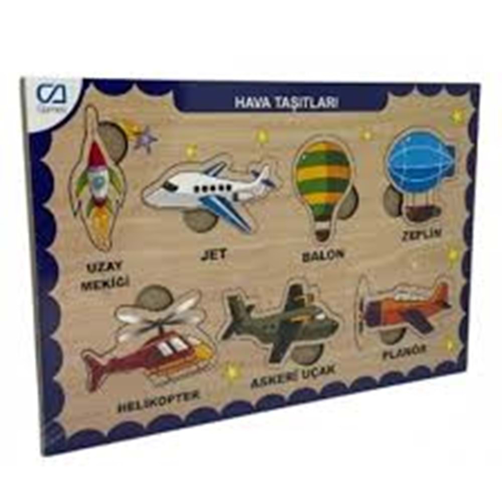 Ca Games Ahşap Puzzle Hava Taşıtları 19X29