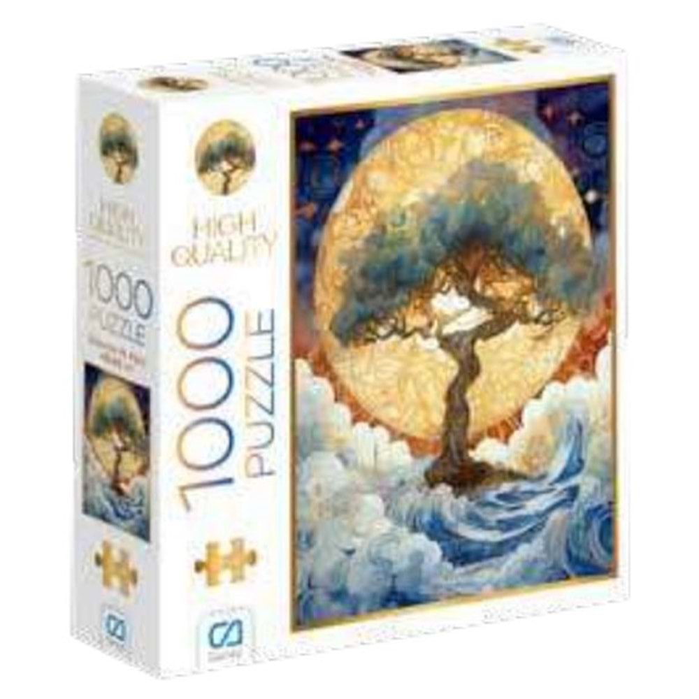 CA 1000 Parça Puzzle Dolunay Ve Ağaç