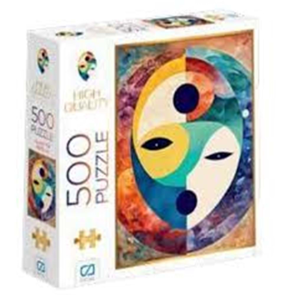 Gizemli Yüz Puzzle 500 Parça