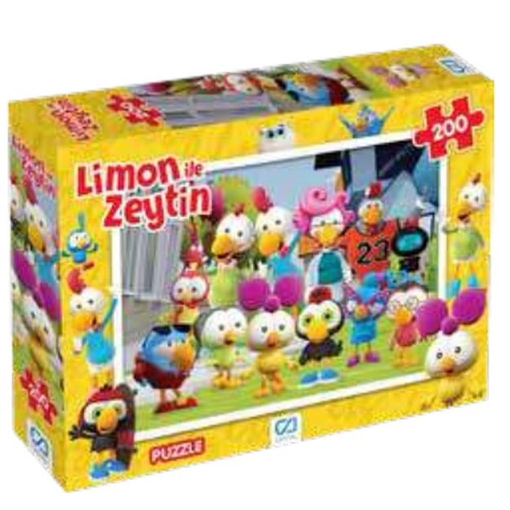 Limon İle Zeytin Puzzle 200 Parça