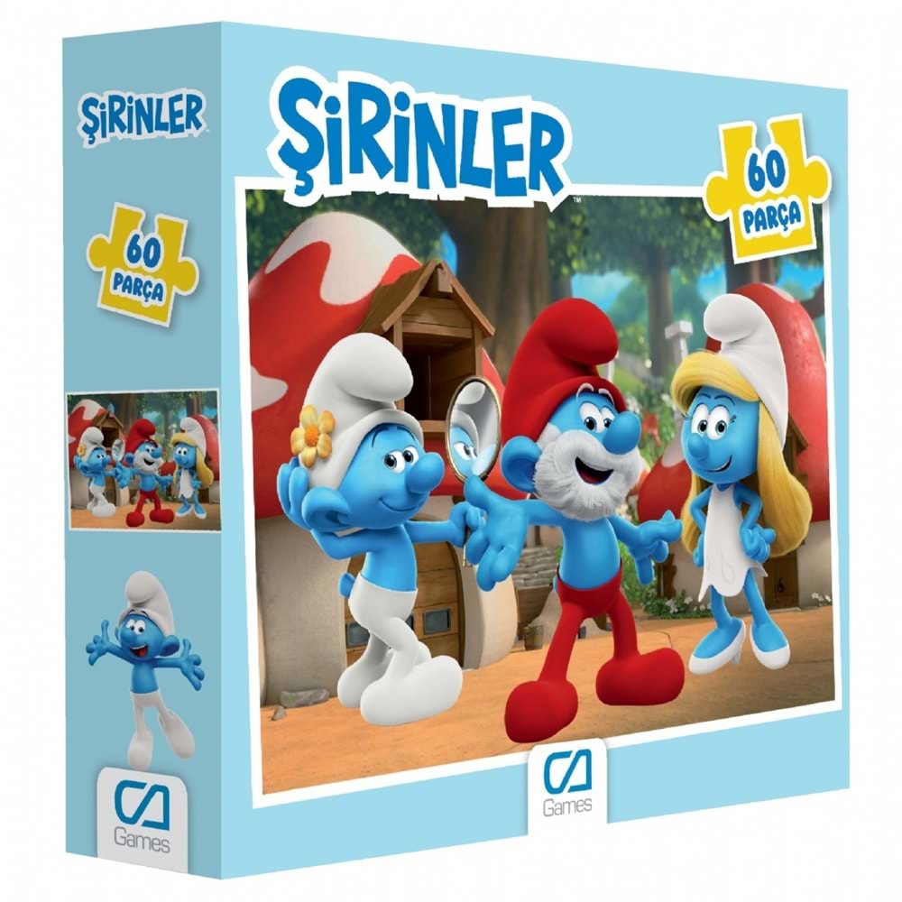 Şirinler Puzzle 60 Parça