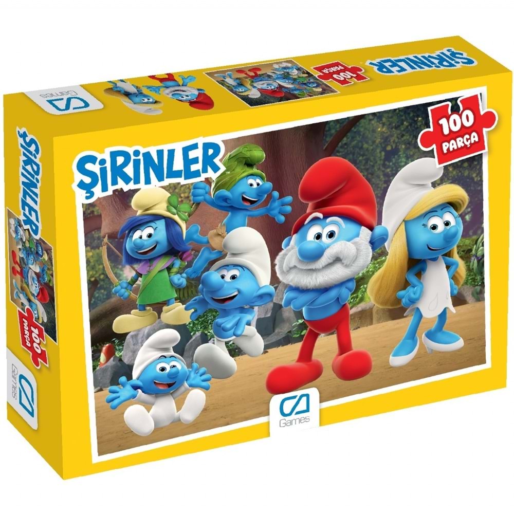 Şirinler Puzzle 100 Parça