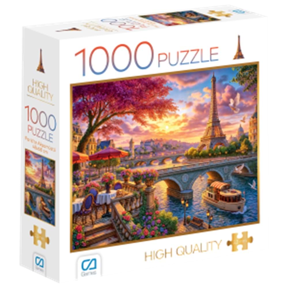 CA 1000 Parça Puzzle Paris'te Akşamüstü