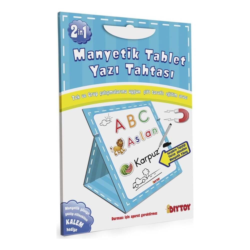 Diytoy Manyetik Tablet Yazı Tahtası Erkek