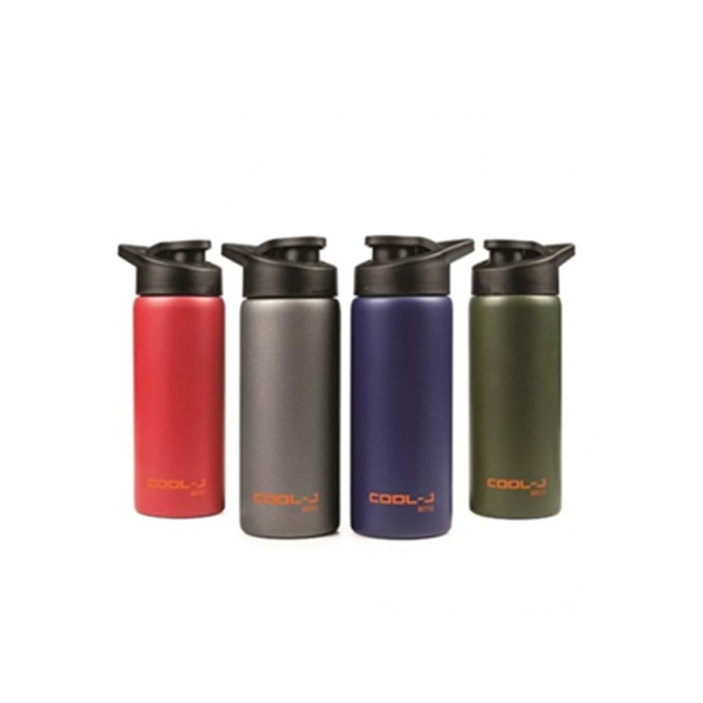 Gıpta 750 Ml Cool-j Steel 304 Paslanmaz Çelik Sporcu Matara K7591