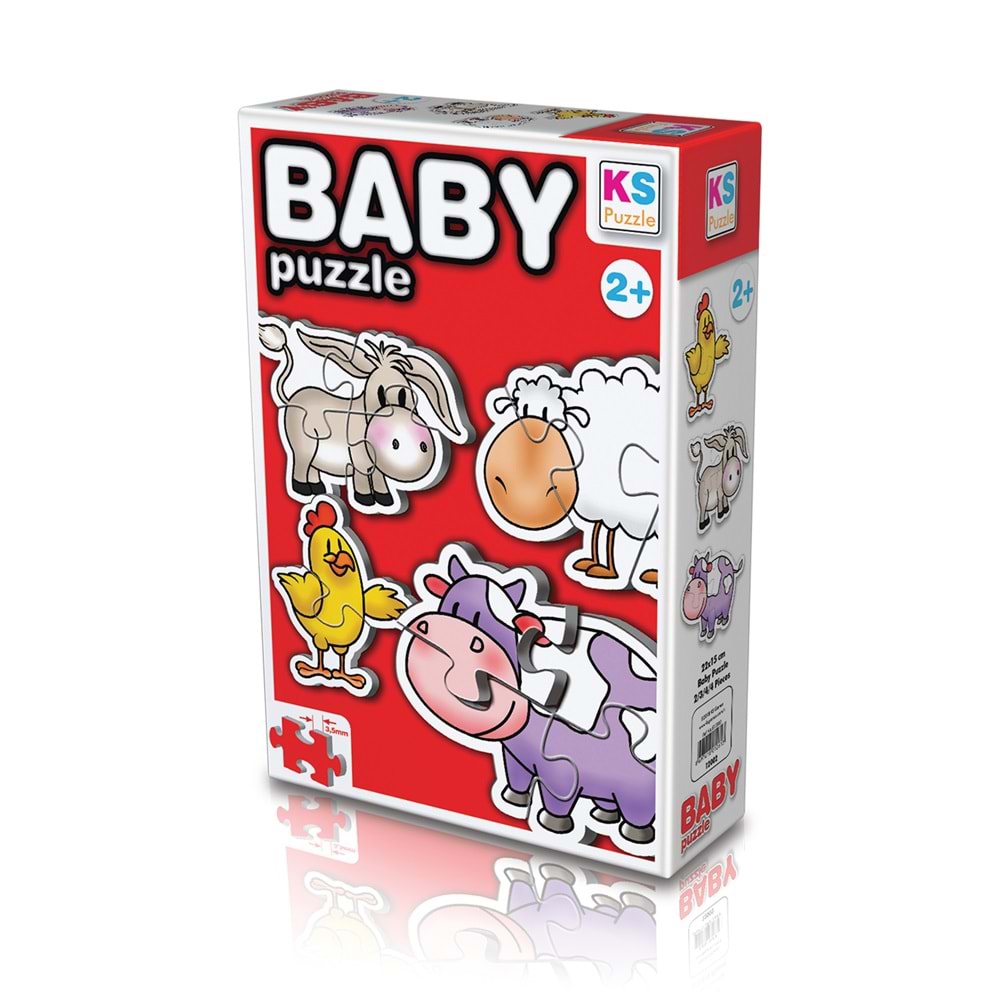 Ks Games Baby Puzzle Çiftlik Hayvanları