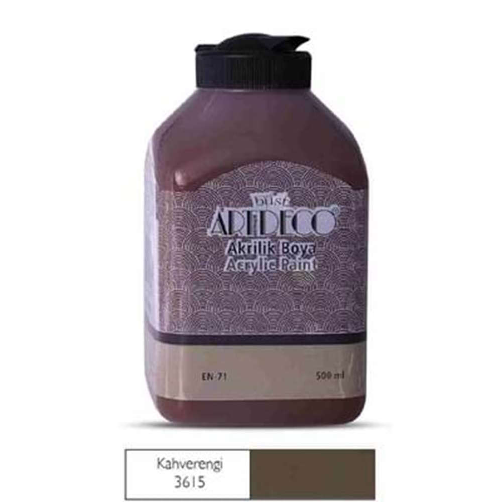 Artdeco 500 Ml Akrilik Boya Kahverengi 70l-3615