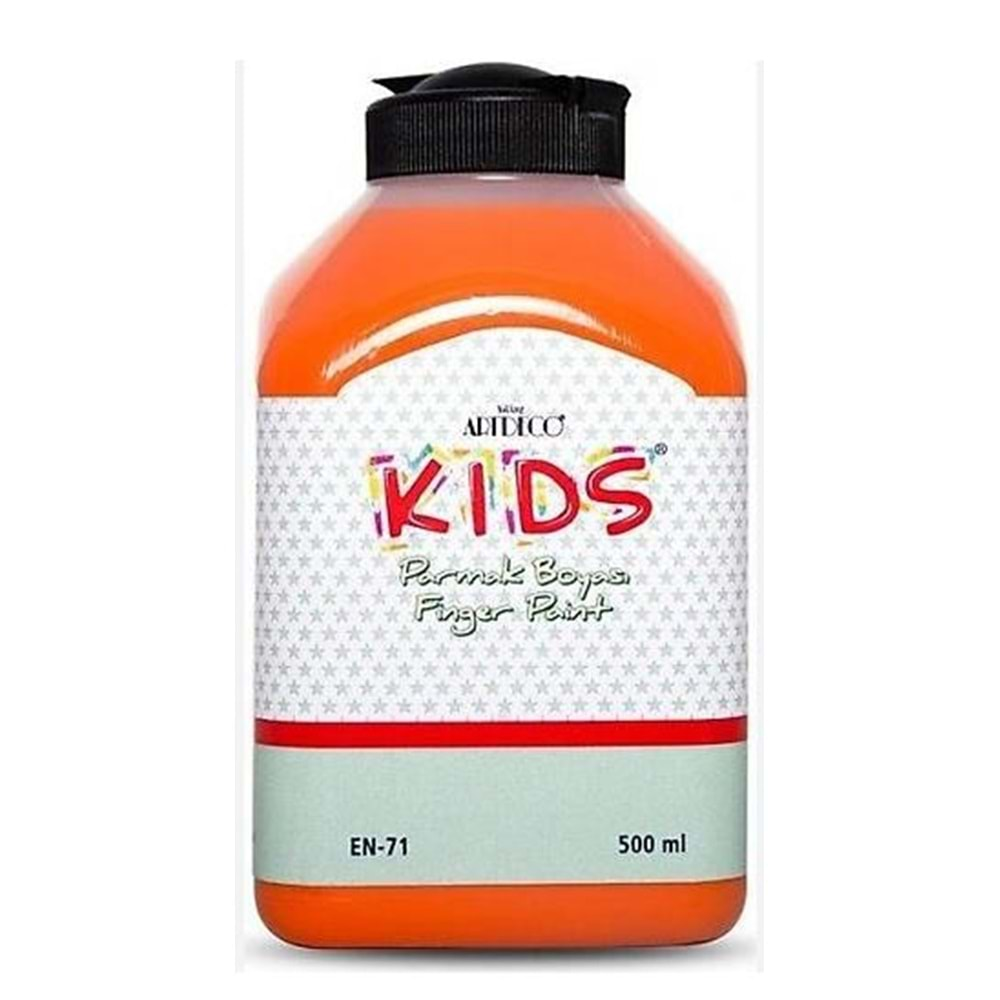 Artdeco Kids Parmak Boyası 500ml Turuncu 250