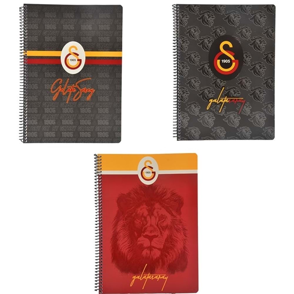Galatasaray Defter Spiralli Karton Kapak A4 72 Yp. Çizgili