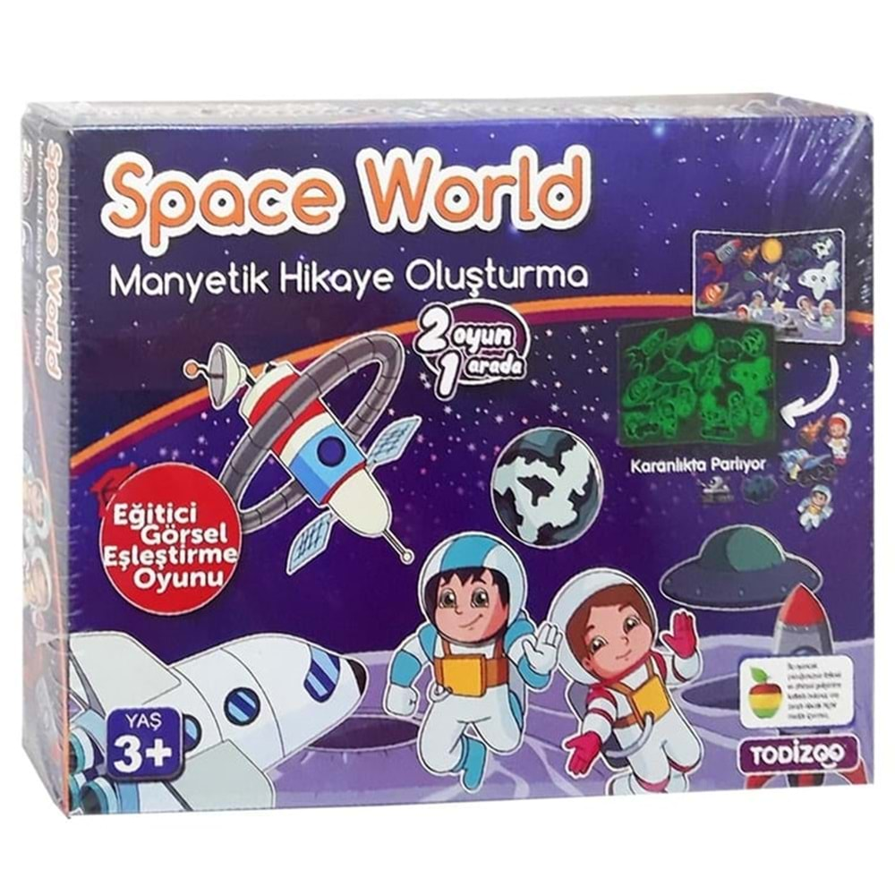 Samatlı Oyuncak Space World Manyetik Hikaye Oluşturma