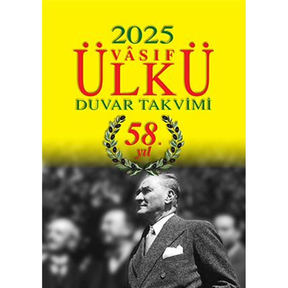 ÜLKÜ DUVAR TAKVİMİ 2025