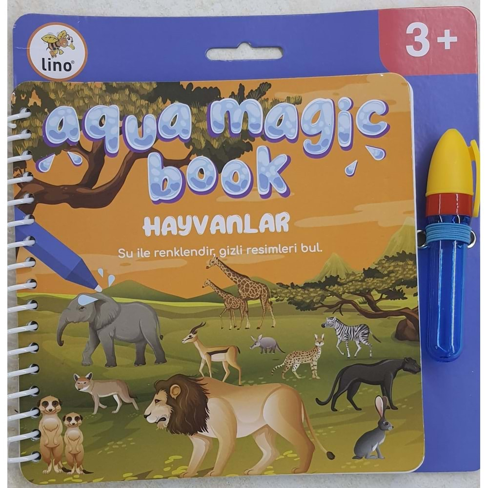 Lino Aqua Magic Book Hayvanlar (Sihirli Boyama Kitabı)