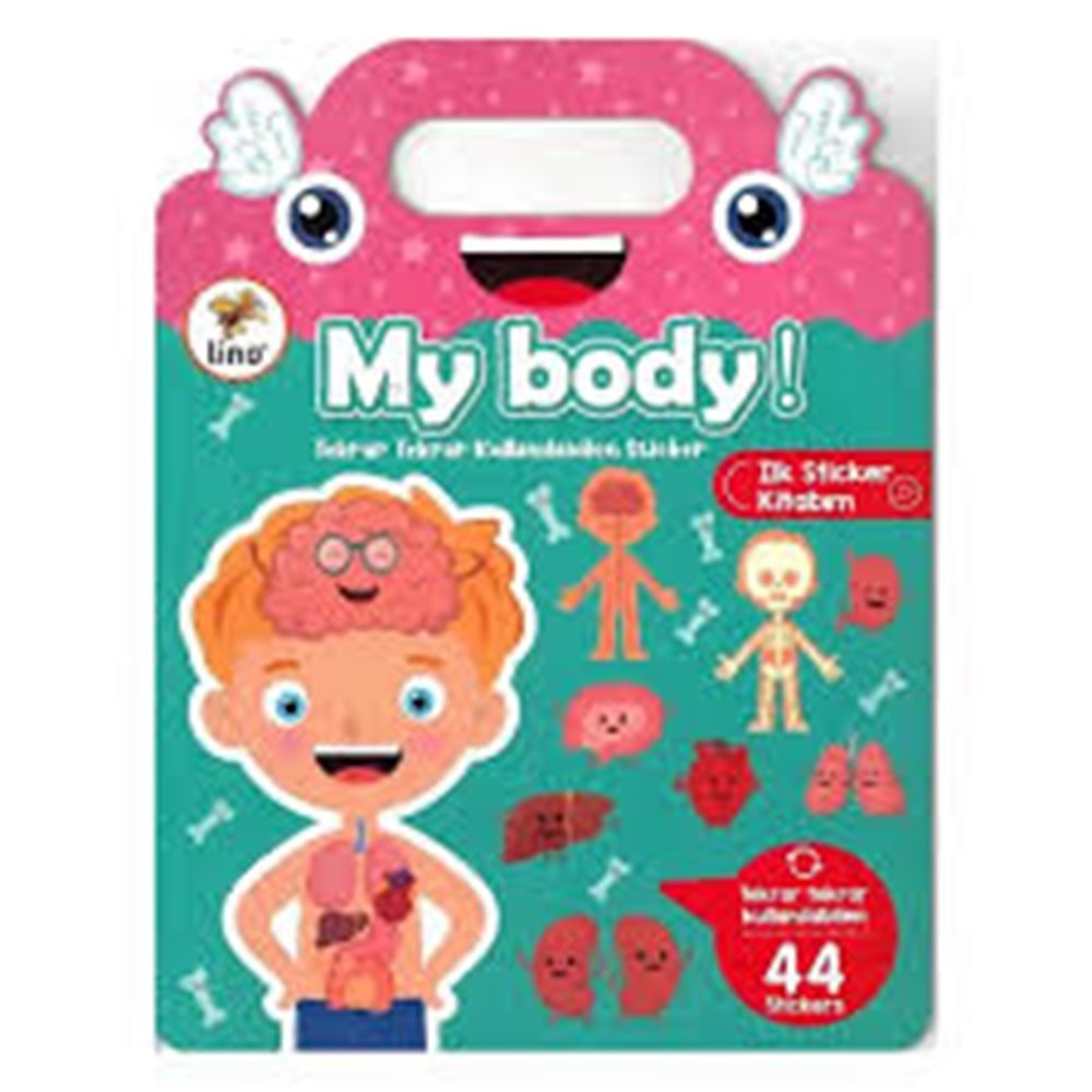 STICKER KİTABI TEKRAR TEKRAR KULLANILAN MY BODY