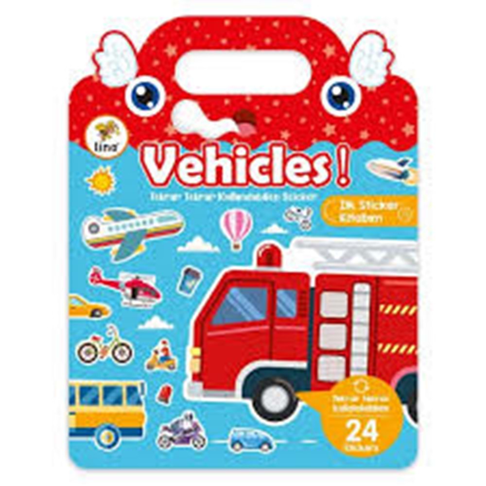 STICKER KİTABI TEKRAR TEKRAR KULLANILAN VEHICLES