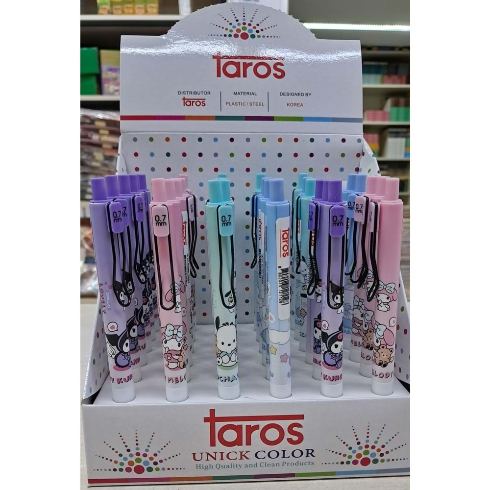 Taros 7884 Unic Color Sweety Cat Klipsli Versatil Kalem 36 Lı