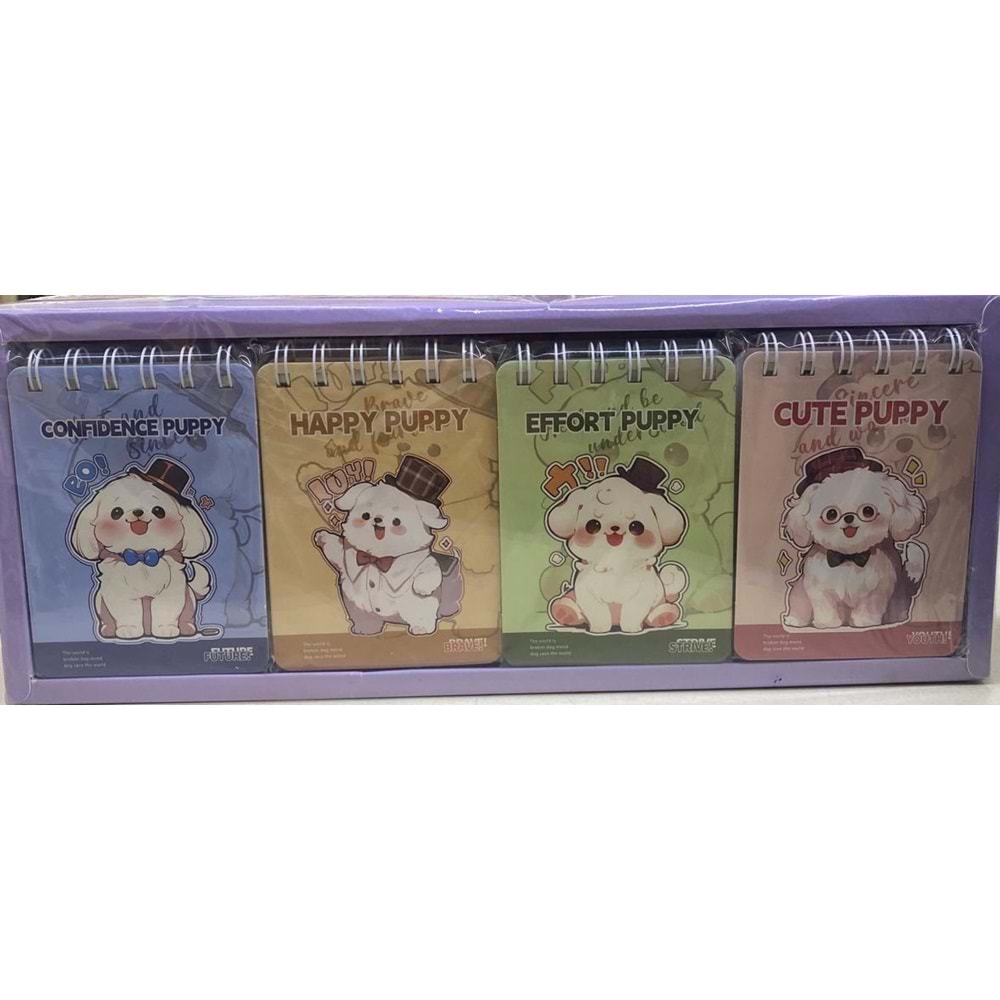 Taros 8292 Unıck Color Cute Puppy Not Defteri