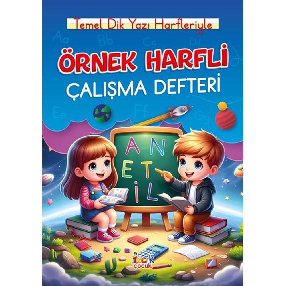 ÖRNEK HARFLİ ÇALIŞMA DEFTERİ (A4 Ebat)