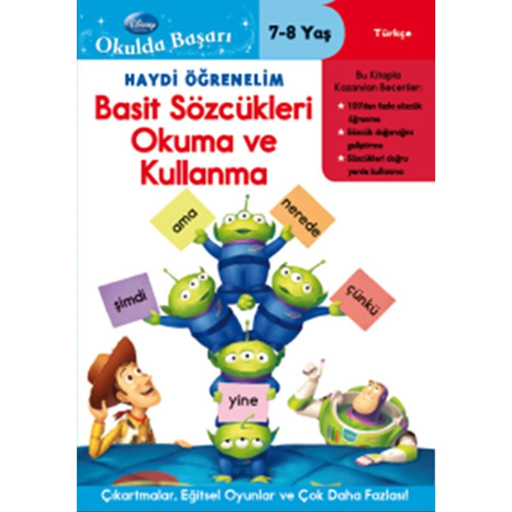 Okulda Başarı 22 Haydi Öğrenelim Basit Sözcükleri Okuma ve Kullanma 7 8 Yaş