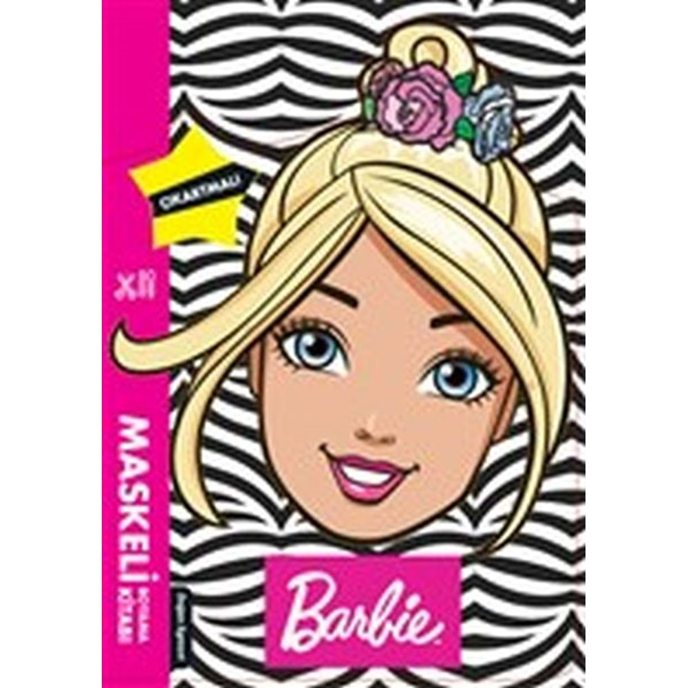 Barbie Maskeli Boyama Kitabı