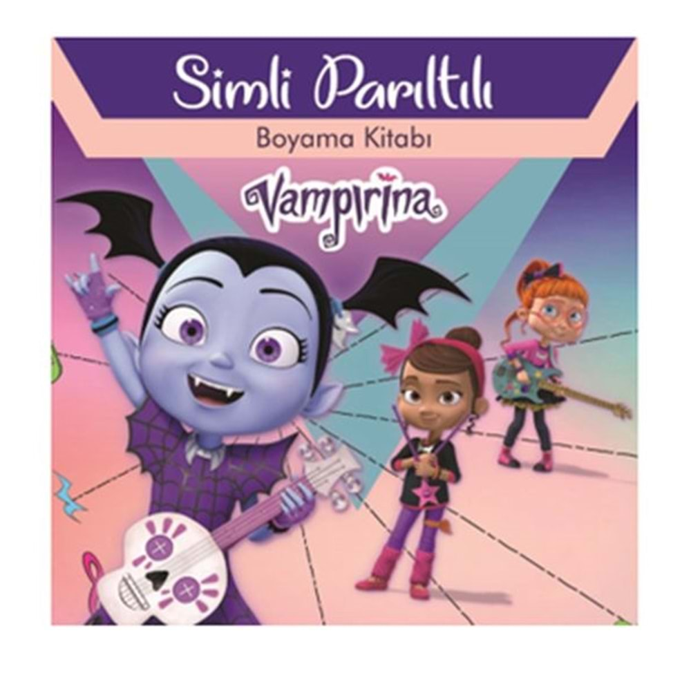 Vampirina Simli Parıltılı Boyama Kitabı