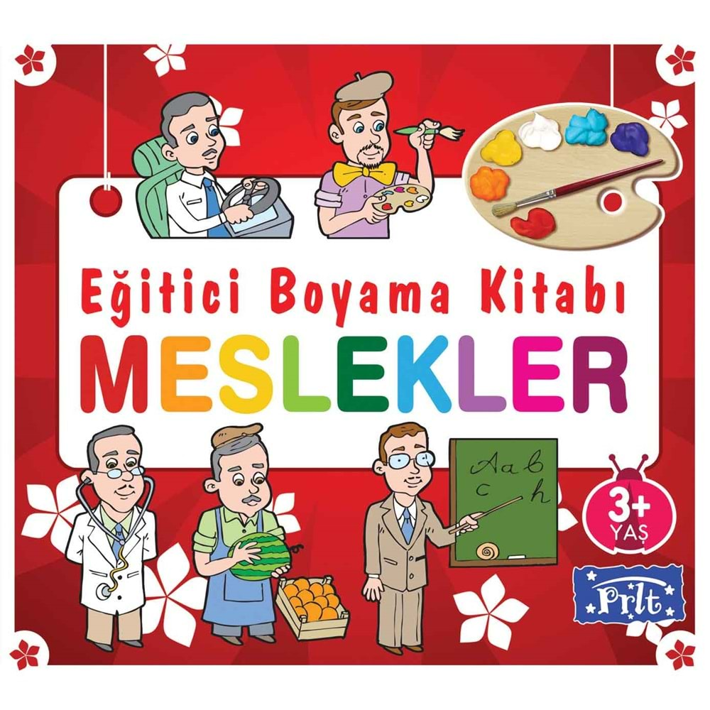 Eğitici Boyama Kitabı Meslekler